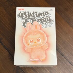 Pop Mart Big into Energy Labubu Vinyl Plush Pendant Blind Box